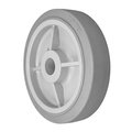 Durastar Wheel; 8X2 Duratek Rubber; Thermoplastic Rubber | Polyolefin (Gray | G 820PPR84X